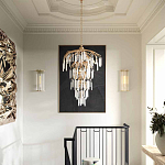 Бра настенное высокое из стеклянных трубочек Gladia варинант исполнения - 3 | Loft Concept в Ульяновске