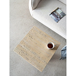 Столик приставной с квадратной столешницей Textured Cream Table варинант исполнения - 5 | Loft Concept в Ульяновске