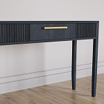 Элегантная Консоль Primo с выдвижным ящиком Черный дуб варинант исполнения - 3 | Loft Concept в Ульяновске