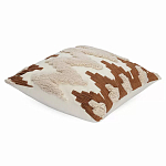 Чехол на подушку с вышивкой в виде геометрических узоров Beige Calista Square варинант исполнения - 1 | Loft Concept в Ульяновске