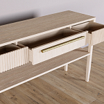 Дизайнерская Консоль с полкой и ящиком Primo Светлый дуб варинант исполнения - 5 | Loft Concept в Ульяновске