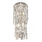 Бра с каскадом из прозрачного хрусталя и корпусом из металла цвета хром Constant Sparks варинант исполнения - 2 | Loft Concept в Ульяновске