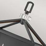 Бра в черном цвете с двумя лампами в форме свечи и стеклянными элементами Hinkley варинант исполнения - 2 | Loft Concept в Ульяновске