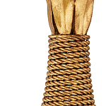 Люстра золотая с декором в виде перьев Bunch of Feathers варинант исполнения - 2 | Loft Concept в Ульяновске