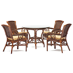 Комплект обеденный из ротанга Eloise варинант исполнения - 1 | Loft Concept в Ульяновске