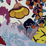 Homer Simpson in Paradise картина акрил на холсте варинант исполнения - 3 | Loft Concept в Ульяновске