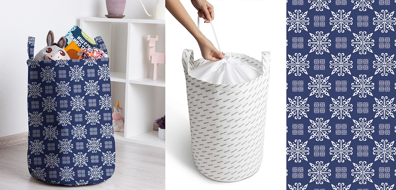 Корзина Snowflakes Basket Корзина Snowflakes Basket - Loft-Concept в Ульяновске