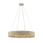 Люстра круглая из толстых деревянных реек Natural Style варинант исполнения - 2 | Loft Concept в Ульяновске