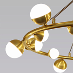 Люстра подвесная светодиодная с плафонами в форме шара Italian Globe Cedar Moss Light варинант исполнения - 3 | Loft Concept в Ульяновске