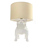 Настольная лампа COLLECTION OF DOGS с абажуром Бульдог варинант исполнения - 2 | Loft Concept в Ульяновске