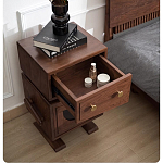 Тумбочка прикроватная с ящиком и дверцей Робот Robot Desk варинант исполнения - 6 | Loft Concept в Ульяновске