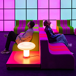 Дизайнерское кресло зеленое Poltronova Sofo Verosa Green Pink Armchair варинант исполнения - 13 | Loft Concept в Ульяновске