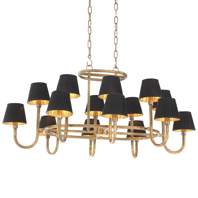 Люстра Chandelier Sparrows Латунь Черный в Ульяновске | Loft Concept 