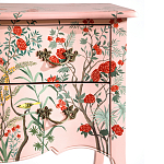Комод розовый с росписью Цветы L.XV CHEST OF DRAWERS Flowers варинант исполнения - 3 | Loft Concept в Ульяновске