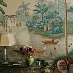 Обои ручная роспись River Scenes of Bengal Kolkata варинант исполнения - 5 | Loft Concept в Ульяновске