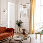 Бра с бронзовыми акцентами и прозрачными стеклянными каплями Droplet Bra варинант исполнения - 4 | Loft Concept в Ульяновске