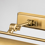 Светильник для картин цвета состаренная латунь с широким плафоном на прямоугольном основании Elstead Lighting варинант исполнения - 9 | Loft Concept в Ульяновске