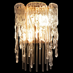 Бра с эффектом стекающего стекла и прозрачными трубками Textured Glass варинант исполнения - 1 | Loft Concept в Ульяновске