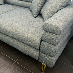 Дизайнерский Диван Lancaster Серо-голубое букле варинант исполнения - 2 | Loft Concept в Ульяновске