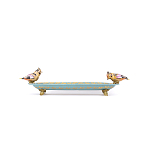 Блюдо фарфоровое Экзотические птички Vivole варинант исполнения - 2 | Loft Concept в Ульяновске