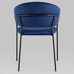 Стул в велюре синего цвета Horizon варинант исполнения - 4 | Loft Concept в Ульяновске