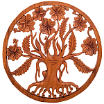 Панно из дерева Foliage Panel With Trees варинант исполнения - 1 | Loft Concept в Ульяновске