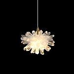 Подвесной светильник с натуральным горным хрусталем Crystal Shimmer варинант исполнения - 2 | Loft Concept в Ульяновске