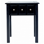 Черная тумба с выдвижным ящиком Monica варинант исполнения - 1 | Loft Concept в Ульяновске