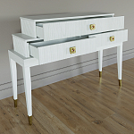 Премиальная Консоль с тремя ящиками Elsa Dreams White варинант исполнения - 2 | Loft Concept в Ульяновске