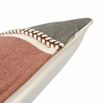 Подушка декоративная с геометрическим узором и плетенными вставками Divine Abstractions варинант исполнения - 3 | Loft Concept в Ульяновске