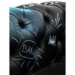 Кресло "Баския и Уорхол" Basquiat Warhol graffiti chair натуральная кожа варинант исполнения - 8 | Loft Concept в Ульяновске