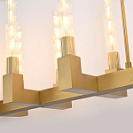 Люстра CANELLE Linear Chandelier 12 Modern Brass варинант исполнения - 3 | Loft Concept в Ульяновске