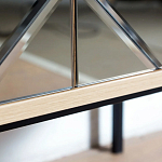 ТВ-тумба с зеркальным декором Serena TV-Stand варинант исполнения - 3 | Loft Concept в Ульяновске