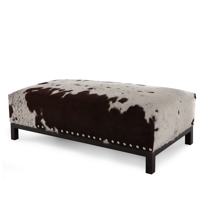 Банкетка Cowhide Bench Коричневый в Ульяновске | Loft Concept 