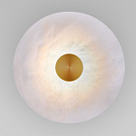 Бра светодиодный с мраморным рассеивателем латунь варинант исполнения - 1 | Loft Concept в Ульяновске