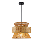 Подвесной светильник с абажуром из натуральных материалов Light Inside the Cell варинант исполнения - 2 | Loft Concept в Ульяновске