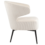 Современное мягкое кресло на металлических ножках Rakush Milk варинант исполнения - 5 | Loft Concept в Ульяновске