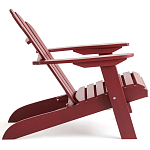 Уличное кресло из массива акации Adirondack Wooden Chair Red варинант исполнения - 3 | Loft Concept в Ульяновске