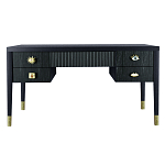 Письменный стол с 4-мя ящиками Elsa Dreams Black  варинант исполнения - 5 | Loft Concept в Ульяновске