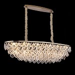 Люстра овальная с каскадом из подвесных прозрачных элементов Attractiveness варинант исполнения - 1 | Loft Concept в Ульяновске