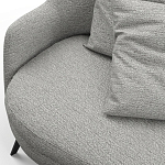 Мебельная ткань Шенилл серый цвет 138 см T4-29 варинант исполнения - 4 | Loft Concept в Ульяновске