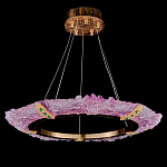 Люстра в форме кольца розовая Warm Pink Light варинант исполнения - 1 | Loft Concept в Ульяновске