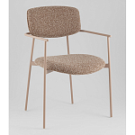 Стул Doe с подклокотниками коричневый варинант исполнения - 1 | Loft Concept в Ульяновске