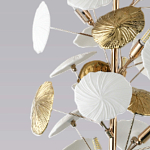 Торшер в виде белых и золотых цветов Bouquet of Light варинант исполнения - 3 | Loft Concept в Ульяновске