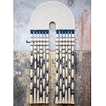 Настенное украшение из нитей Корона с кисточками Crown Wall Hanging варинант исполнения - 1 | Loft Concept в Ульяновске