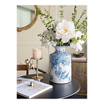 Ваза с мотивами цветущего сада с попугаями Vase Inspired by Nature варинант исполнения - 5 | Loft Concept в Ульяновске