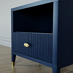 Прикроватная тумбочка с полкой Elsa Dreams Blue варинант исполнения - 3 | Loft Concept в Ульяновске