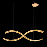 Люстра волнистой формы с фактурным хрустальным плафоном Light Delight варинант исполнения - 2 | Loft Concept в Ульяновске