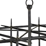 Люстра черная квадратной остроконечной формы Black Square варинант исполнения - 1 | Loft Concept в Ульяновске