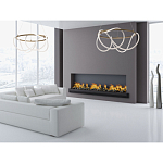 Люстра подвесная круглая золотого цвета с белыми изогнутыми световыми линиями Luke Lampco Tracer Lamp варинант исполнения - 12 | Loft Concept в Ульяновске